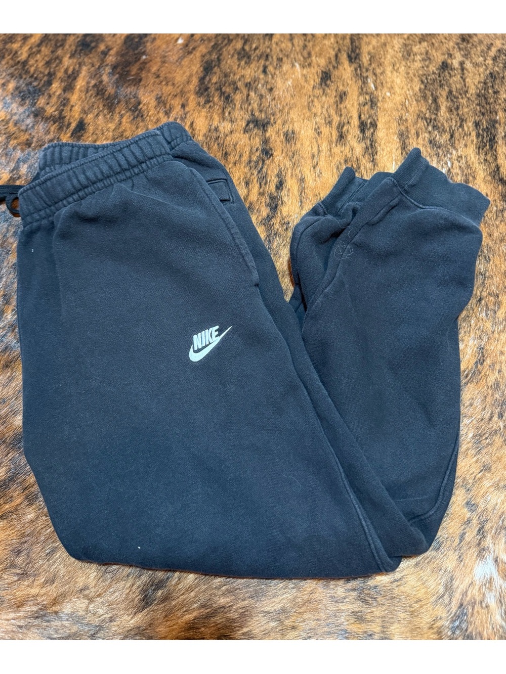 Nike Sweatpants Mens Medium Black Sportswear Club Fleece Joggers BV2671-010